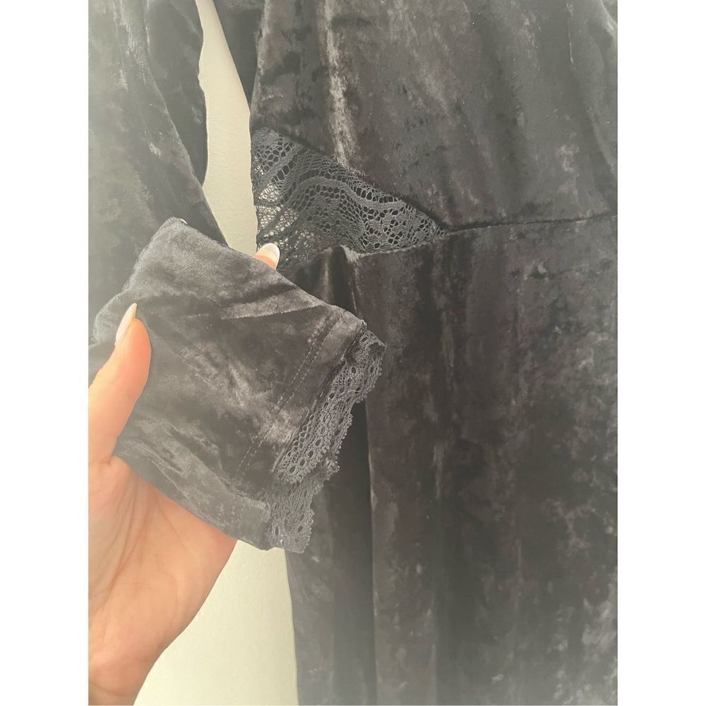 Free People Velvet Dress Size L - Picture 4 of 8